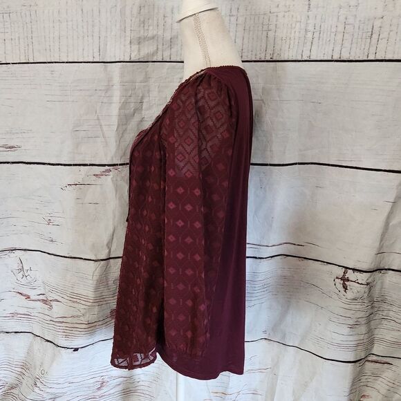 Anthropologie One September Madiran Peasant Blouse Size Small - Picture 4 of 7